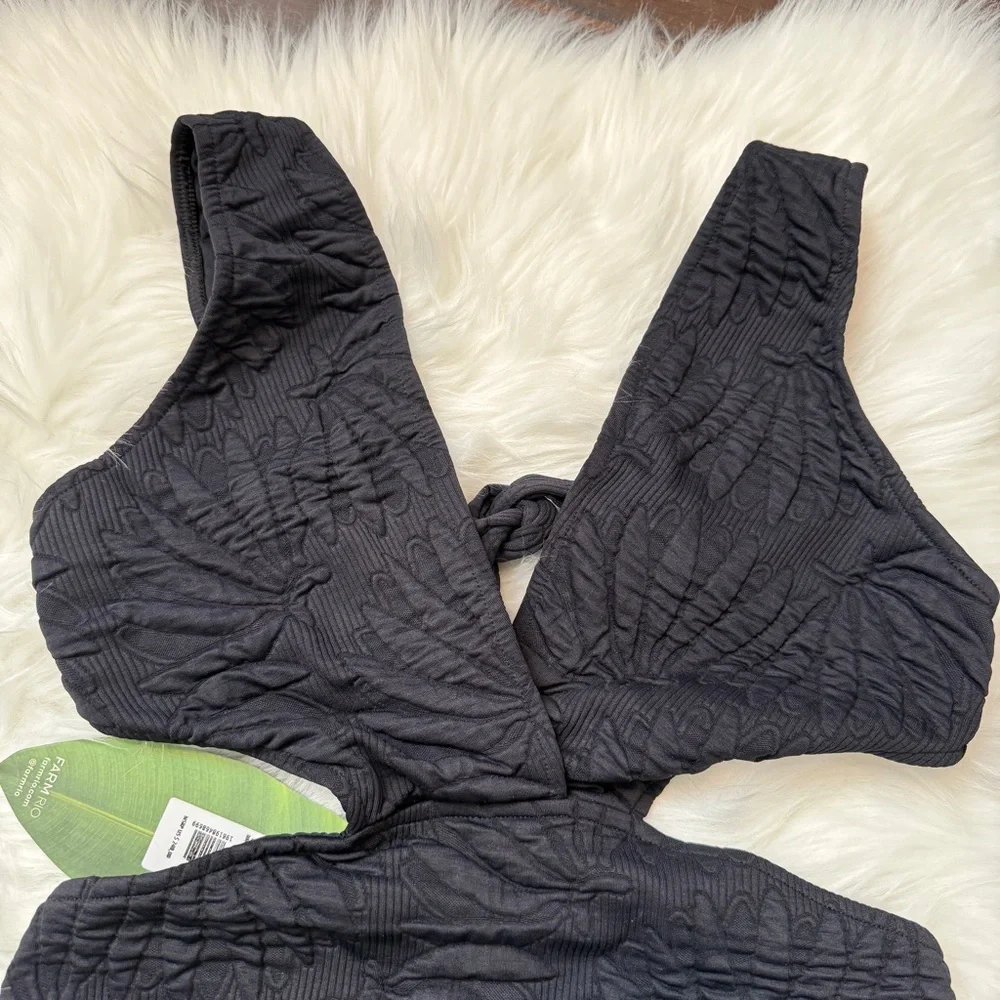 Farm Rio Copabanana Side Cutout Quilted One-Piece Swimsuit - Picture 7 of 10